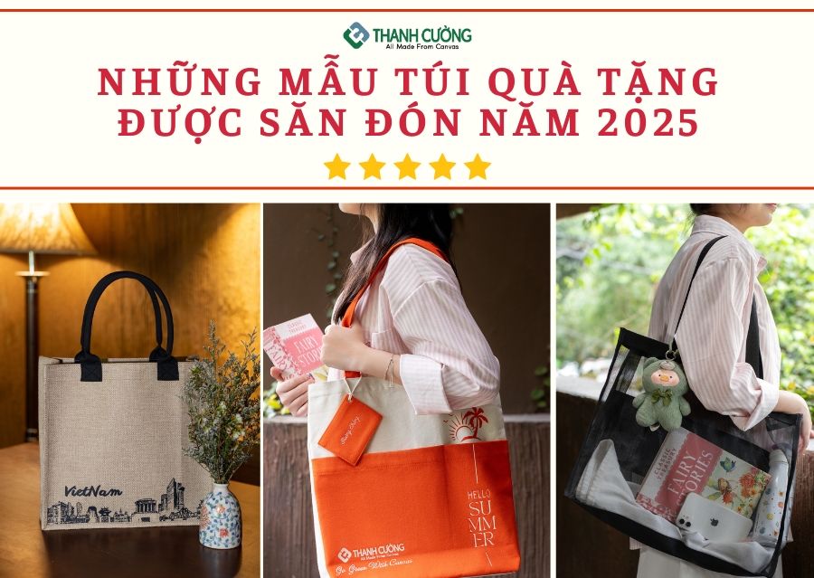 Bộ sưu tập túi vải quà tặng sự kiện Thanh Cường 2025