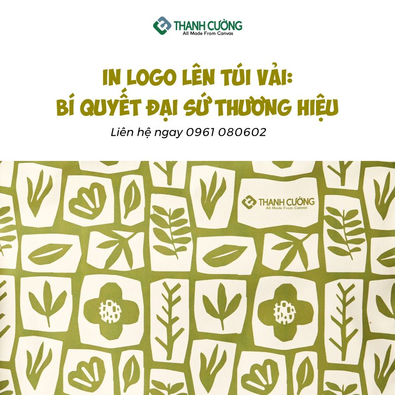 Bạn muốn in logo lên túi vải làm quà tặng sự kiện? Khám phá ngay bí quyết in ấn tinh tế, chất lượng cao tại Công ty Thanh Cường.